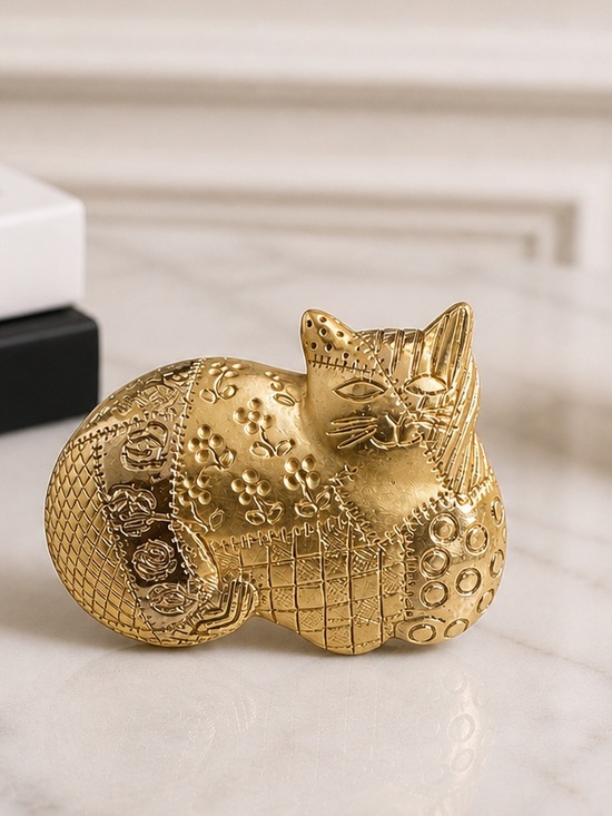 Other - cat brooch gold Tone OAJC